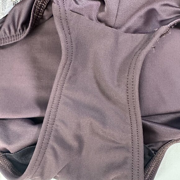 Miraclesuit Brown Isabella Ruffle Front One-Piece Swimsuit 12 - Picture 11 of 12